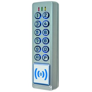 Clavier WIEGAN/DATA CLOCK avec lecteur DESFIRE/MIFARE,  touches
