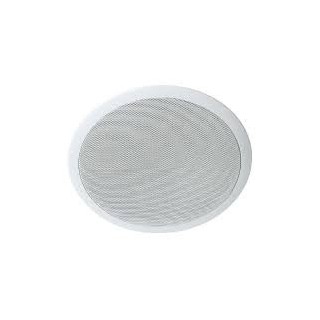 Haut-parleur plafond 5" blanc-6/3 Watts/100 Volts