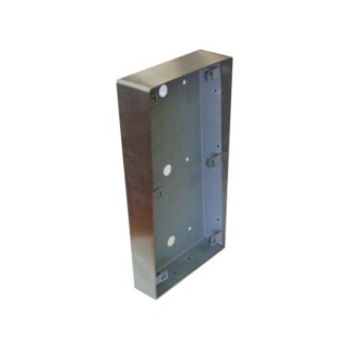 Boitier saillie pour interphone encastré 1 bouton AUDIO INOX-Fin