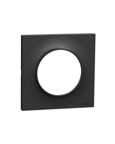 Odace Styl - Plaque 1 Poste Anthracite