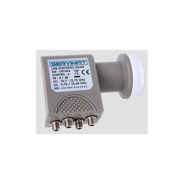 Lnb Monobloc 2Sat 4° 4 Sortie Quad