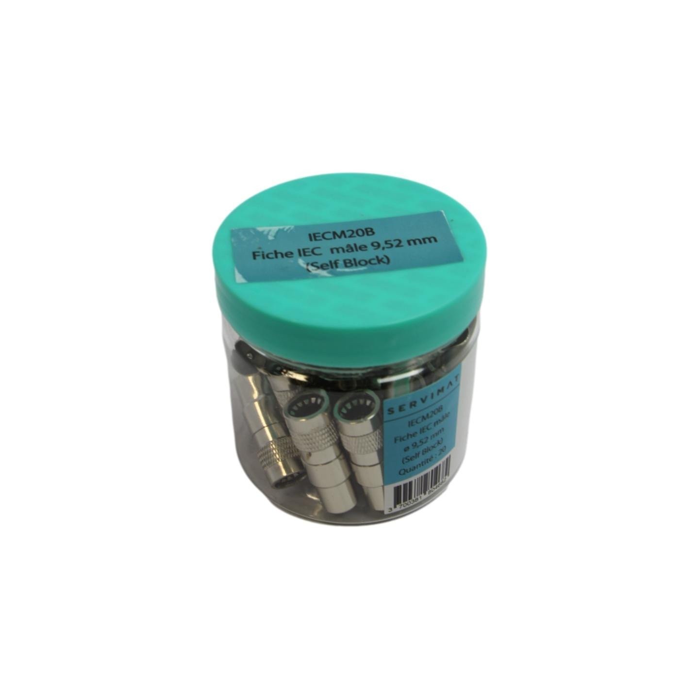 Boite De 20 Fich Iec Male - Self Block