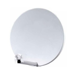 KIT PARABOLE 60CM FIBRE DOUBLES BRIDES INOX + LNB DANS 1 CARTON