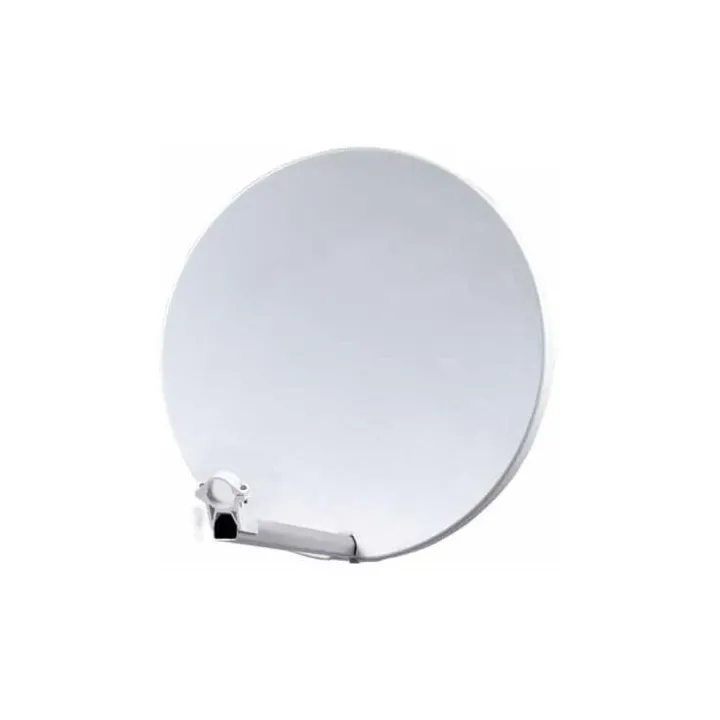 Kit Parabole 60Cm Fibre Double Bride Inox + Lnb Dan 1 Carton