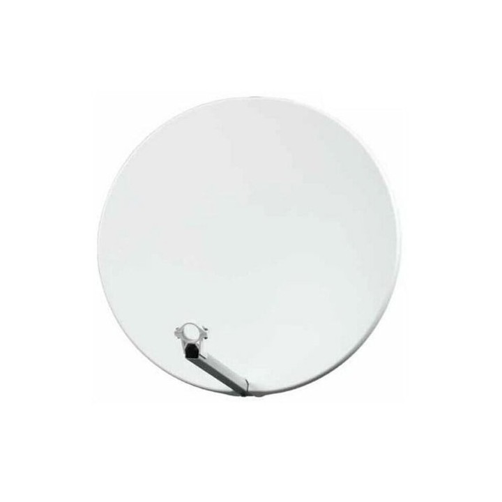 KIT PARABOLE 75CM FIBRE DOUBLES BRIDES INOX + LNB DANS 1 CARTON