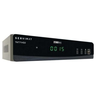 Rècepteur Tnt Hd H265 Port Usb En+Afficheur+Tlc Tv