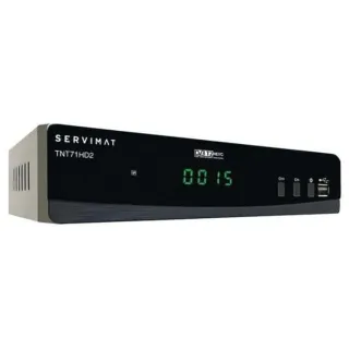 Rècepteur Tnt Hd H265 Port Usb En+Afficheur+Tlc Tv