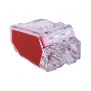Connecteur 2 Trou Rouge Mini Qte 1 : Lot De 150