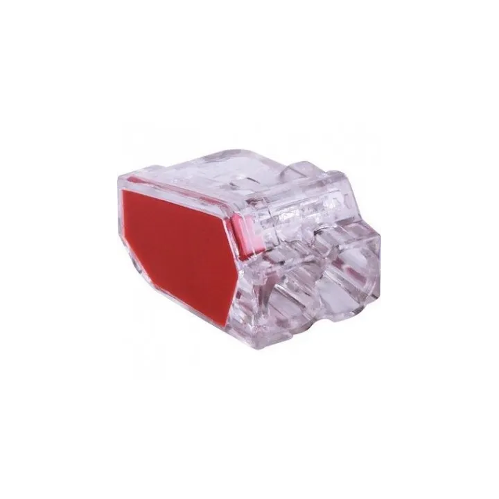 Connecteur 2 Trou Rouge Mini Qte 1 : Lot De 150