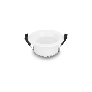 Plafonnier Downlight Horu 7W 2 5'S'S Cct Ip54 Blanc Cut-Out 70-75Mm