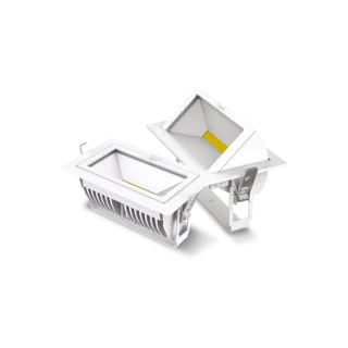 Plafonnier Downlight Rectangulaire Nemty 45W Ip65 4000K 4000Lm