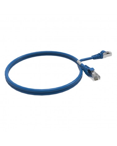 Cordon Rj45 Cat6A Sftp 100Ohms Lsoh Bleu Lg 1M