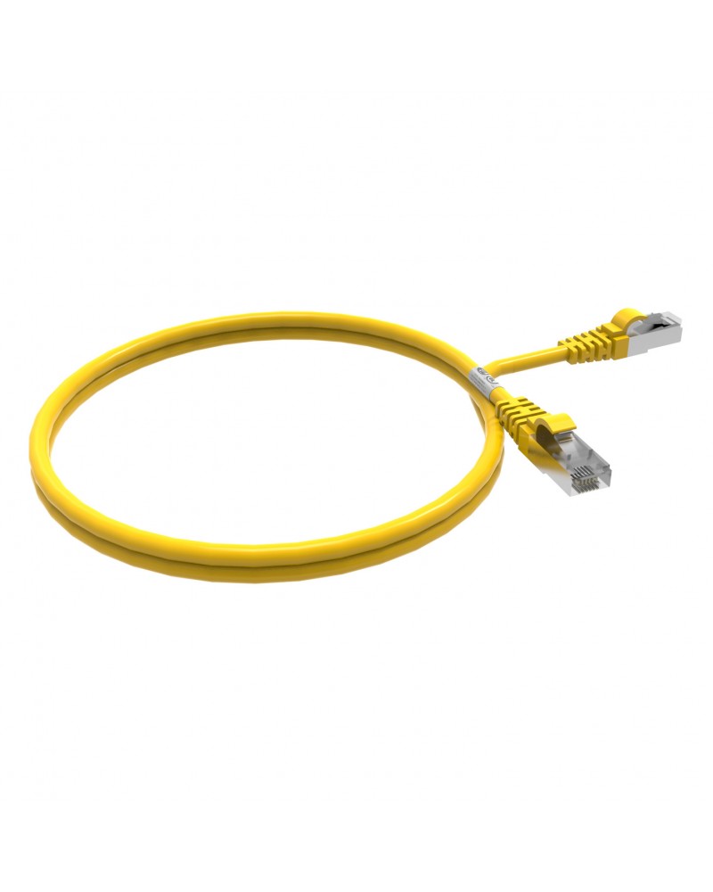 Cordon Rj45 Cat6A Sftp 100Ohms Lsoh Jaune Lg 1M