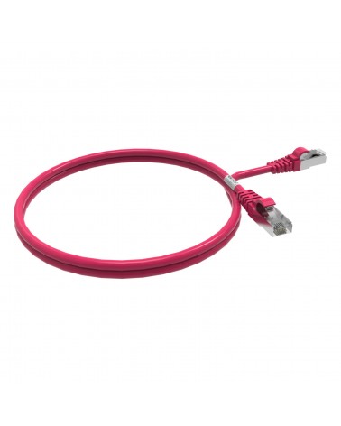 Cordon Rj45 Cat6A Sftp 100 Ohms Lsoh Rose Lg 1M