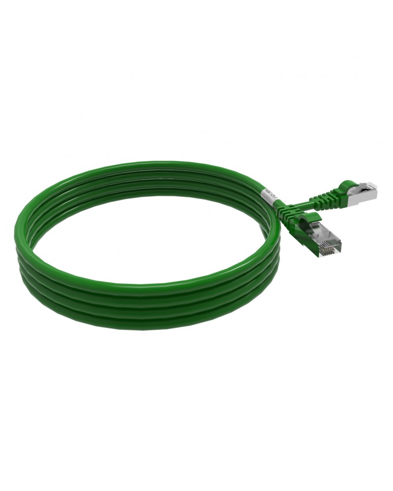 Cordon Rj45 Cat6A Sftp 100 Ohms Lsoh Vert Lg 2M