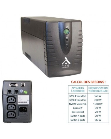 Onduleur Line Interactive Office 800Va/480W 8 Prises