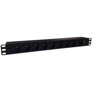 BANDEAU PDU 19'' 1U, 9 PRISES FR AVEC VOYANT LUMINEUX