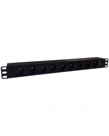 Bandeau Pdu 19'' 1U 9 Prises Fr Avec Voyant Lumineux