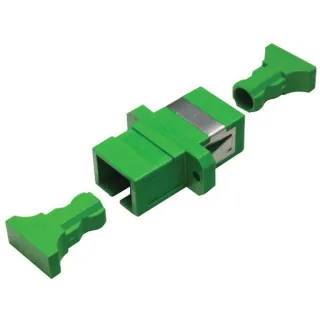 Traversee Cloison Optique Sc Mono Os1/2 Apc Splex (Vert)