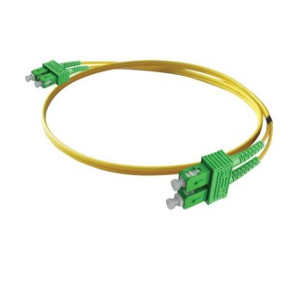 JARRETIERE OPTIQUE MONO OS1/2 9/125 APC DPLEX SCAPC/SCAPC 20M