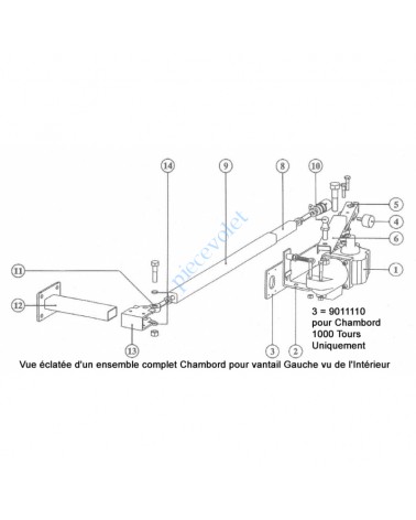 Chambord Support Moteur 1000