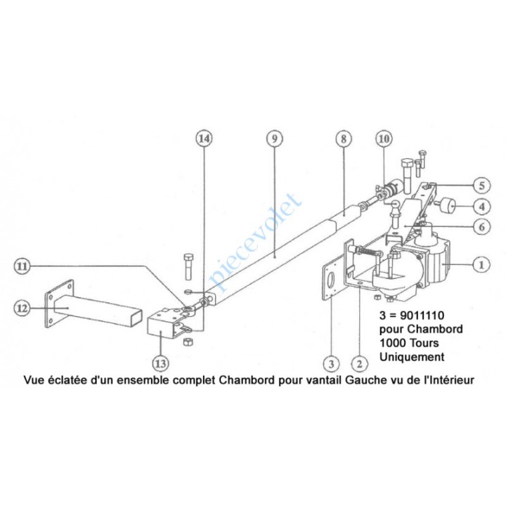 CHAMBORD SUPPORT MOTEUR 1000