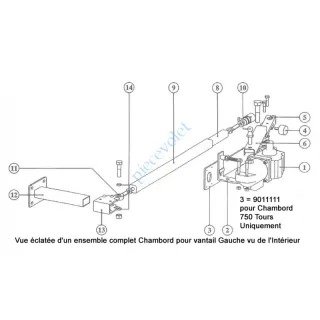 Chambord Support Moteur 750