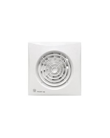 Aérateur Silent 100 Cz - 8W - 95M3/H - Avec Clapet Anti-Retour