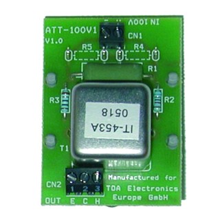 CONVERTISSEUR DE LIGNE 100V/0db avec transfo
