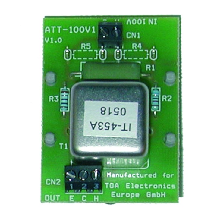 CONVERTISSEUR DE LIGNE 100V/0db avec transfo