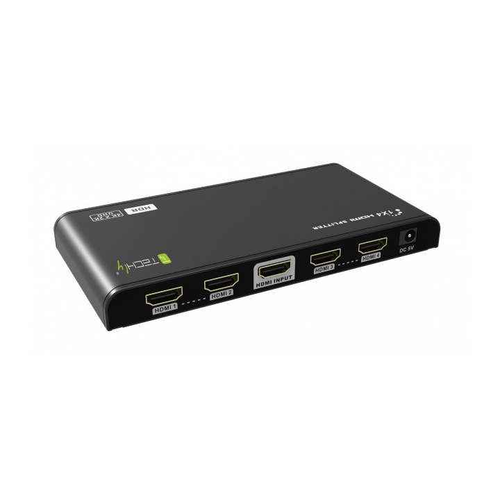 Splitter HDMI 2.0 4K – HDR – EDID – boitier métal – 4 voies