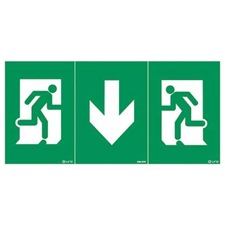 Pictogramme Universel Autocollant - Évacuation