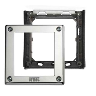 Ce produit est Cadre De Finition  1 Module Dore pour systèmes URMET