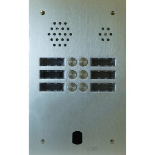 Plaque Audio Alu 2R 6Bp 2Voice Complete