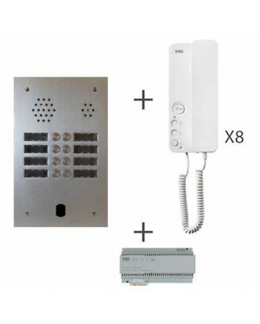 Kit Audio 2R 8Bouton Poussoir 2 Voice Programmé