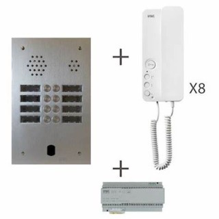 Kit Audio 2R 8Bp 2 Voice Programmé