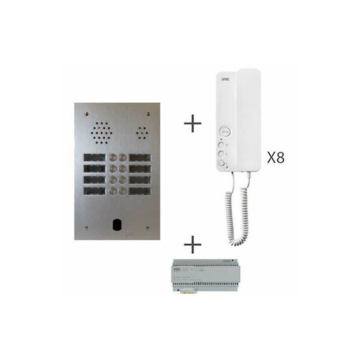 Kit Audio 2R 8Bp 2 Voice Programmé