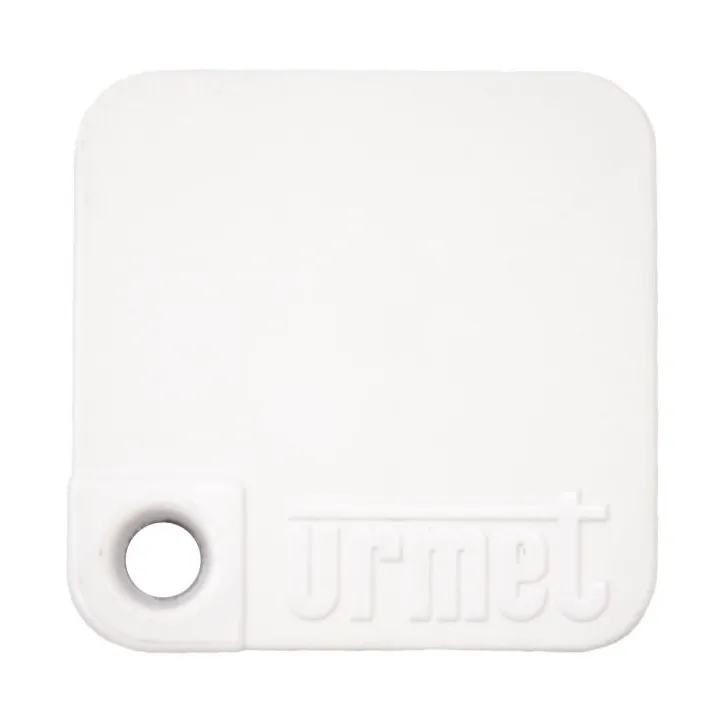 Badge Mifare Personnalisée 13.56 Mhz Blanche, Étanche Ip68, Antichoc Ik8