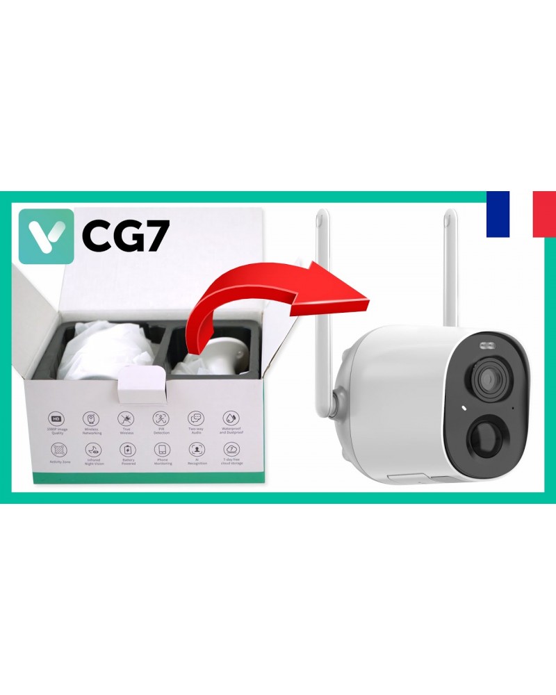 Caméra Ip 2Mpx Vicohome Wifi 3.3Mm Alimentation Par Batterie