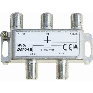 Repartiteur Réseau Cablé 5 À 1000 Mhz Fiche "F" 4 Direction