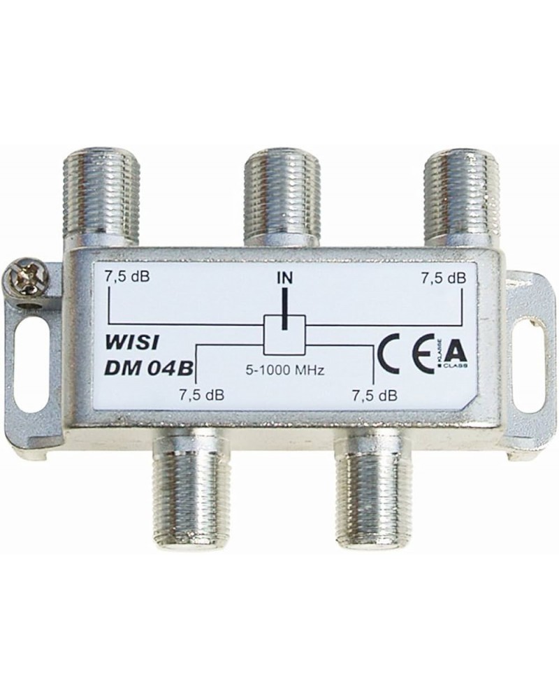 Répartiteur Réseaux Cablés 5 À 1000 Mhz Fiche "F" 4 Directions