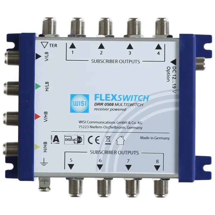 Multiswtich Auto-Alimenté 5 Entrée // 8 Sortie Alimentation Par Terminaux