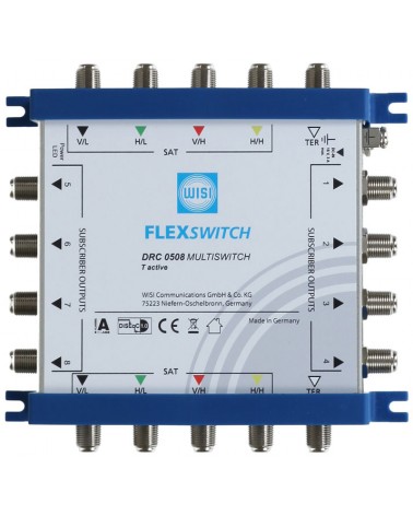 Multiswitch Terminal 4Bis + Terrestre Actif 8 Sorties