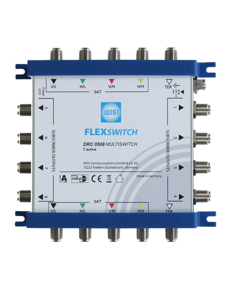 Multiswitch Terminal 4Bis + Terrestre Actif 8 Sorties