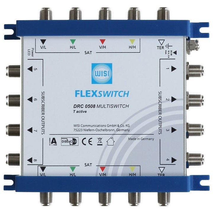 MULTISWITCH  TERMINAL  4BIS + TER.  ACTIF 8 sorties