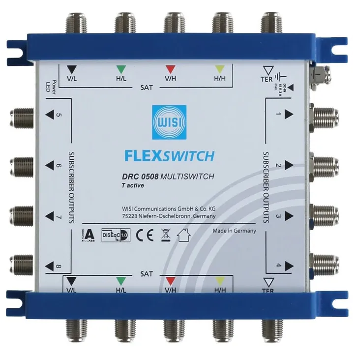 Multiswitch Terminal 4Bi + Ter Actif 8 Sortie