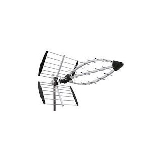 Antenne Uhf De Type Tri-Nappes. Taille Compact. Canaux 21 - 48.