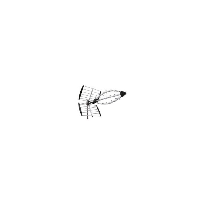 Antenne Uhf De Type Tri-Nappes. Taille Compact. Canaux 21 - 48.