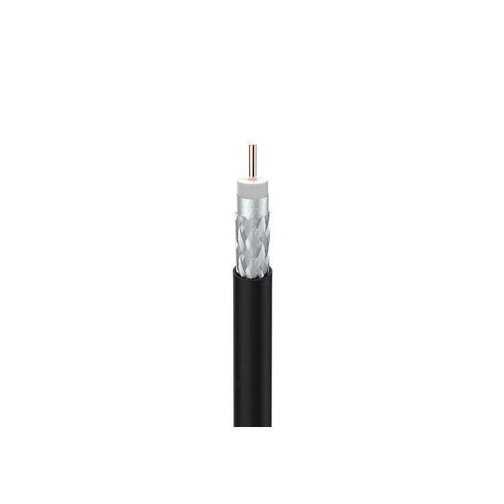 Cable Coaxial Wisi  Noir Par 100M