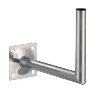 Bras Coudé Aluminium Ø 50Mm. Déport 200Mm, Haut 345Mm